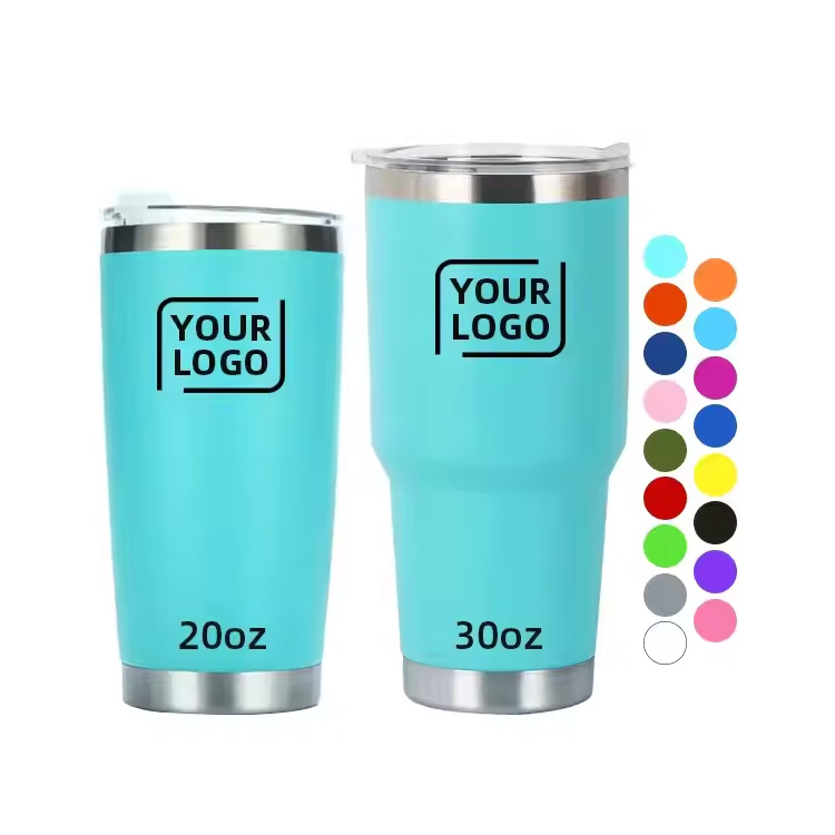 20oz 30oz ডাবল ওয়াল ভ্যাকুয়াম ইনসুলেটেড ট্র্যাভেল কফি মগ