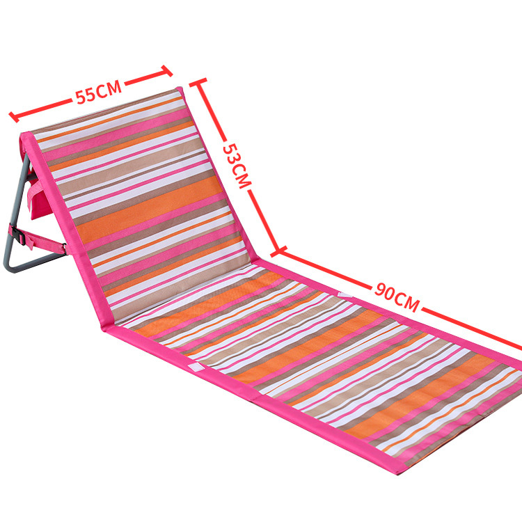 সৈকত অবসর চেয়ার ফিশিং ব্যাকরেস্ট লাইটওয়েট ফোল্ডিং চেয়ার