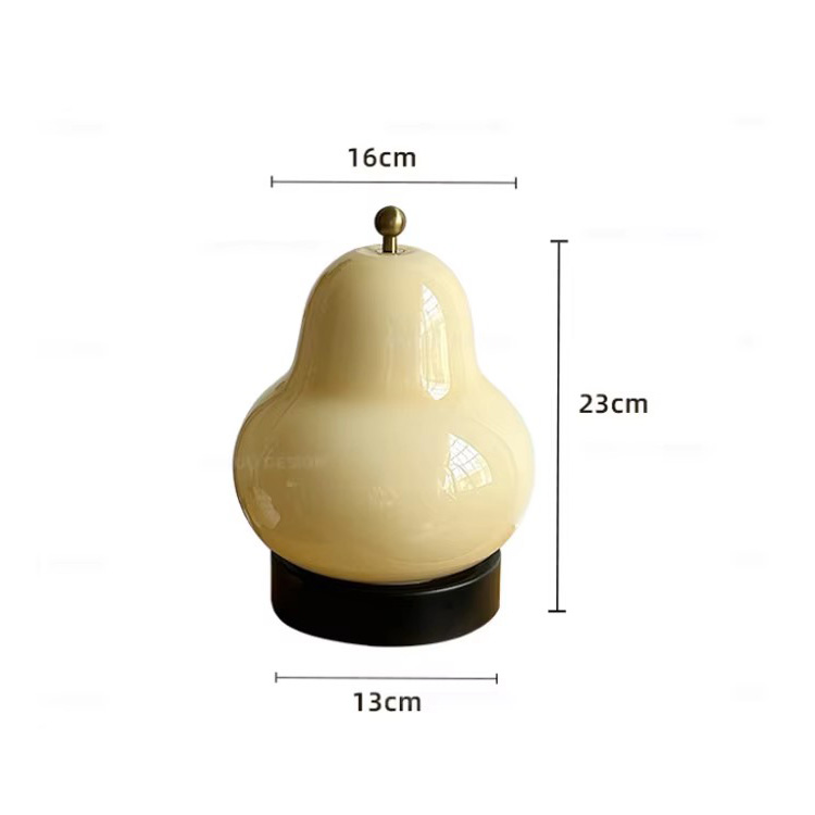 ক্রিয়েটিভ Dimmable চতুর আলংকারিক কর্ডলেস নাশপাতি টেবিল ল্যাম্প