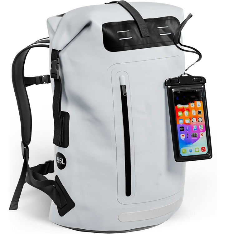 কাস্টম আউটডোর হেভি ডিউটি ​​রোল-টপ ক্লোজার ড্রাই ব্যাগ