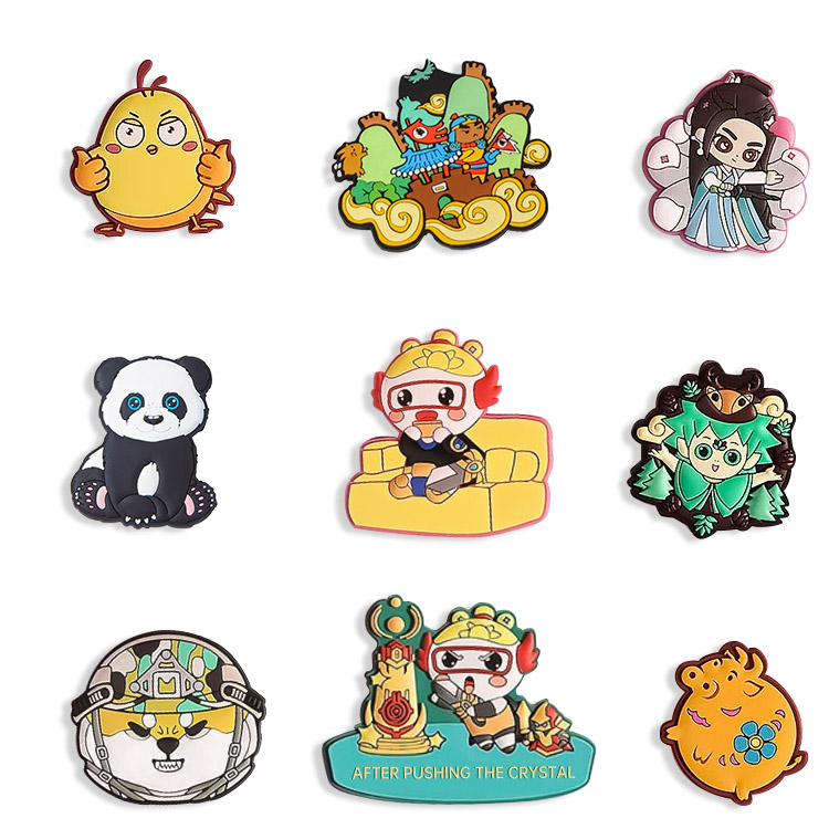 সাজসজ্জা কাস্টম লোগো বিকল্প উপলব্ধ পিভিসি ফ্রিজ চুম্বক