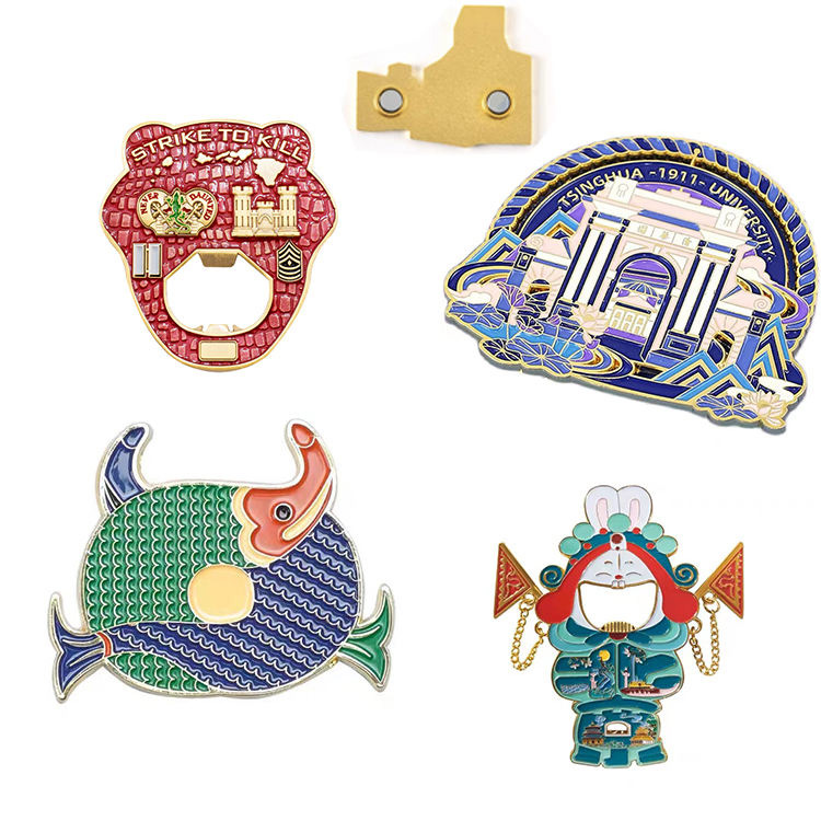 গ্লিটার মেটাল ফ্রিজ ম্যাগনেটস প্রমোশনাল রেফ্রিজারেটর ম্যাগনেট