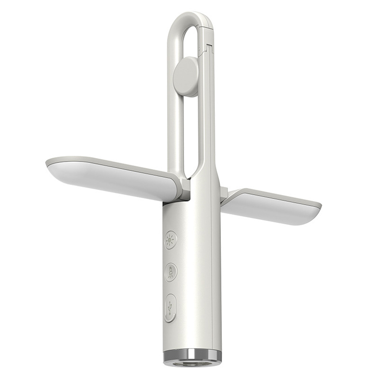 মাল্টিফাংশনাল ওয়াটারপ্রুফ ক্যাম্পিং ল্যাম্প ইউএসবি রিচার্জেবল