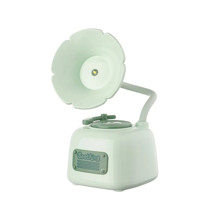 অলঙ্কার Dimmable USB চার্জ মিনি ফোনোগ্রাফ টেবিল ল্যাম্প