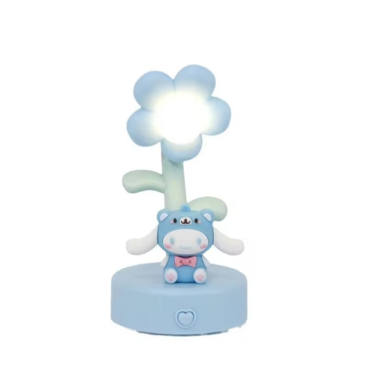 জনপ্রিয় ক্রিয়েটিভ উপহার Cinnamoroll Anime Tricolor ডেস্ক ল্যাম্প