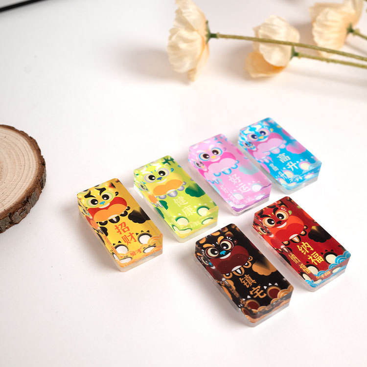 নরম চুম্বক এক্রাইলিক ইট রেফ্রিজারেটর চুম্বক স্টিকার